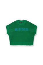 Sleevless sweater BIANCA - Green
