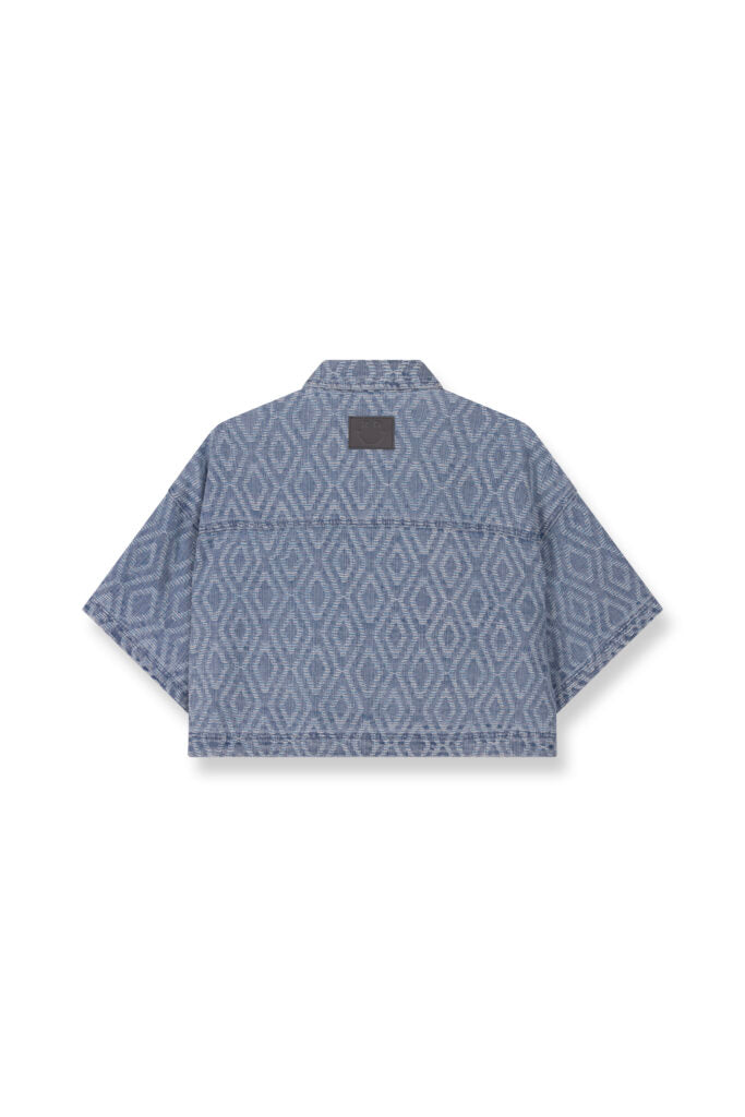 Shortsleeve blouse SUUSY - Blue denim