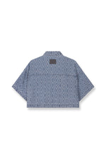 Shortsleeve blouse SUUSY - Blue denim