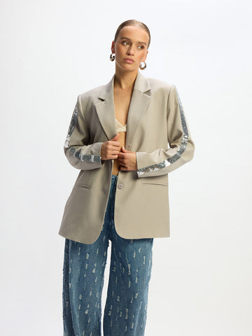 Blazer with sequin BODI