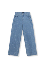 Pearl denim pants PAYTON - Blue denim