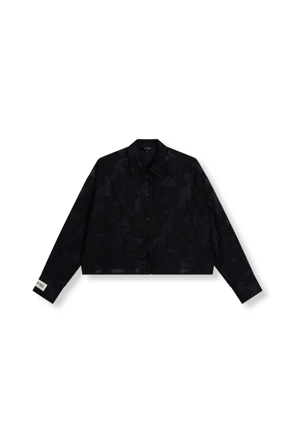 Cropped blouse MARY - Black