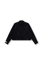 Cropped blouse MARY - Black