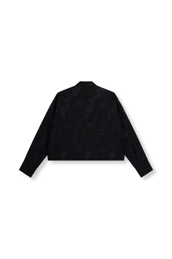 Cropped blouse MARY - Black