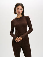 Longsleeve rinestones PEPPER