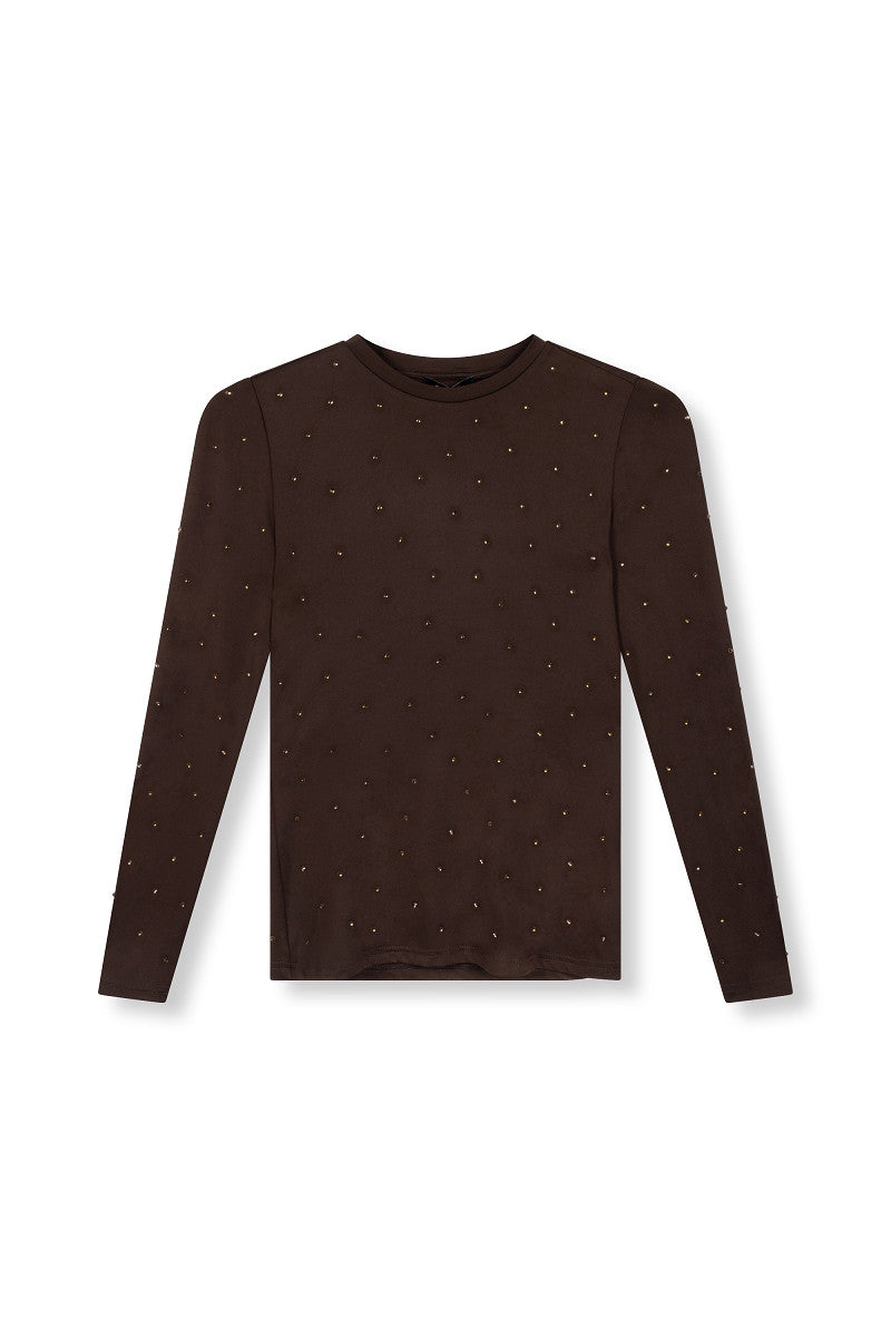 Longsleeve rinestones PEPPER