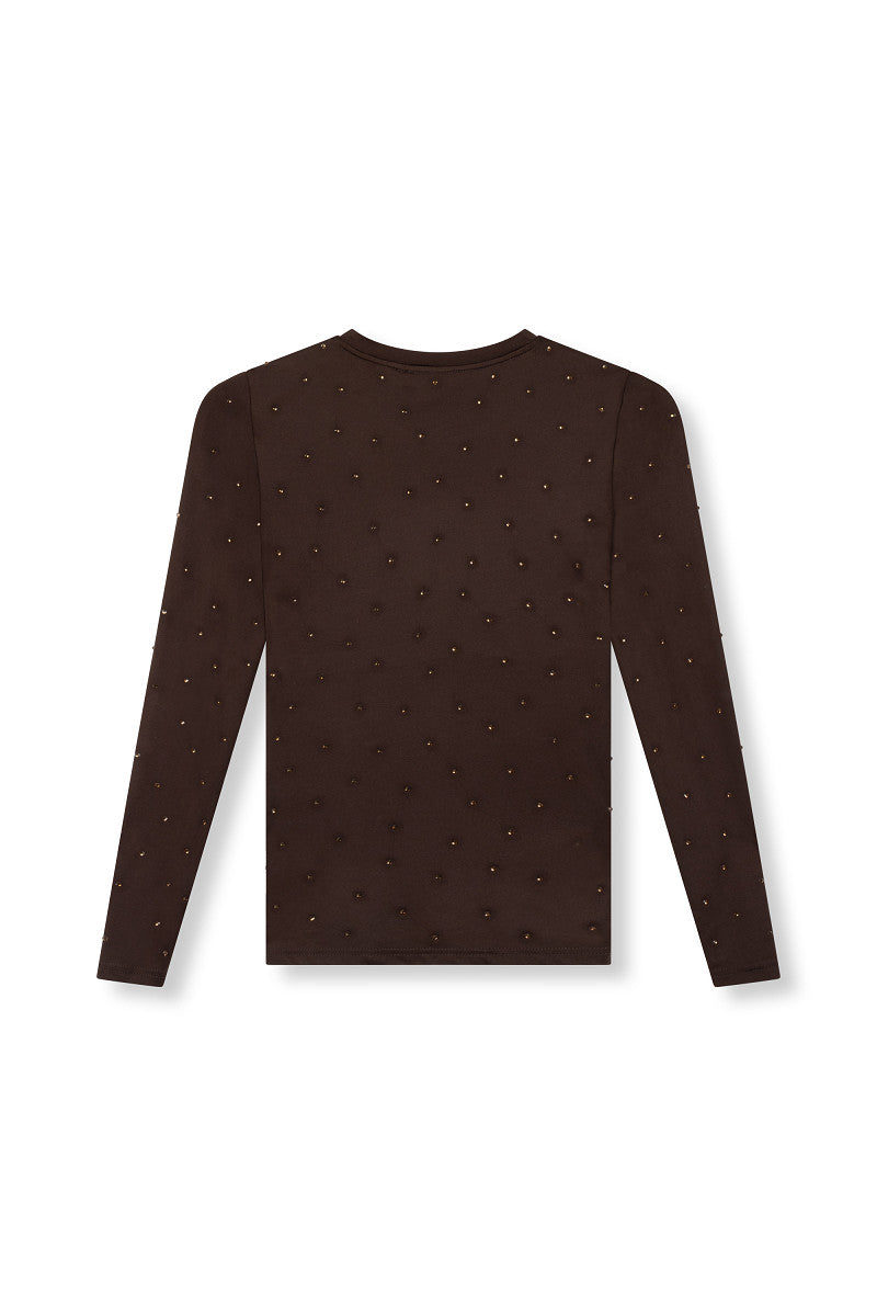 Longsleeve rinestones PEPPER
