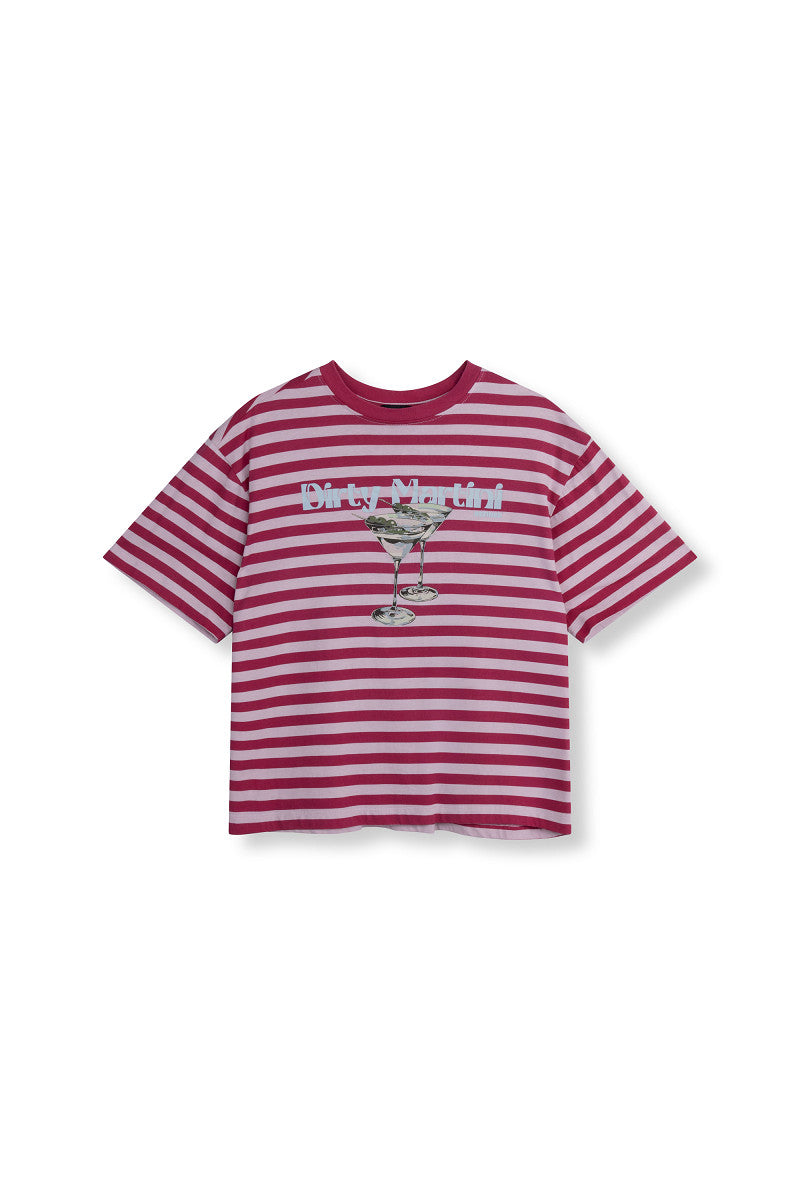 Oversized t-shirt LOUI  - soft pink
