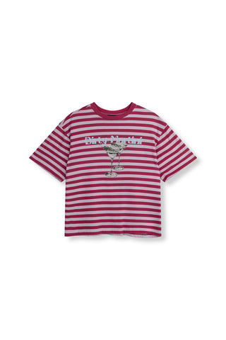 Oversized t-shirt LOUI  - soft pink