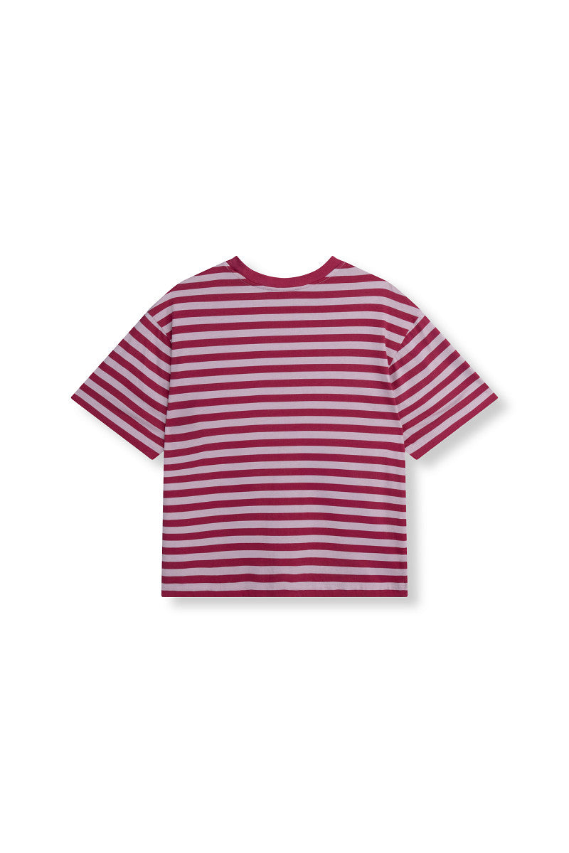 Oversized t-shirt LOUI  - soft pink