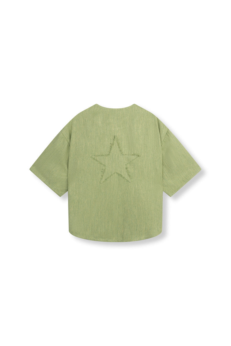 baseball shirt BENNIE - matcha
