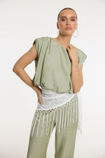Lace triangle scarf CARRY