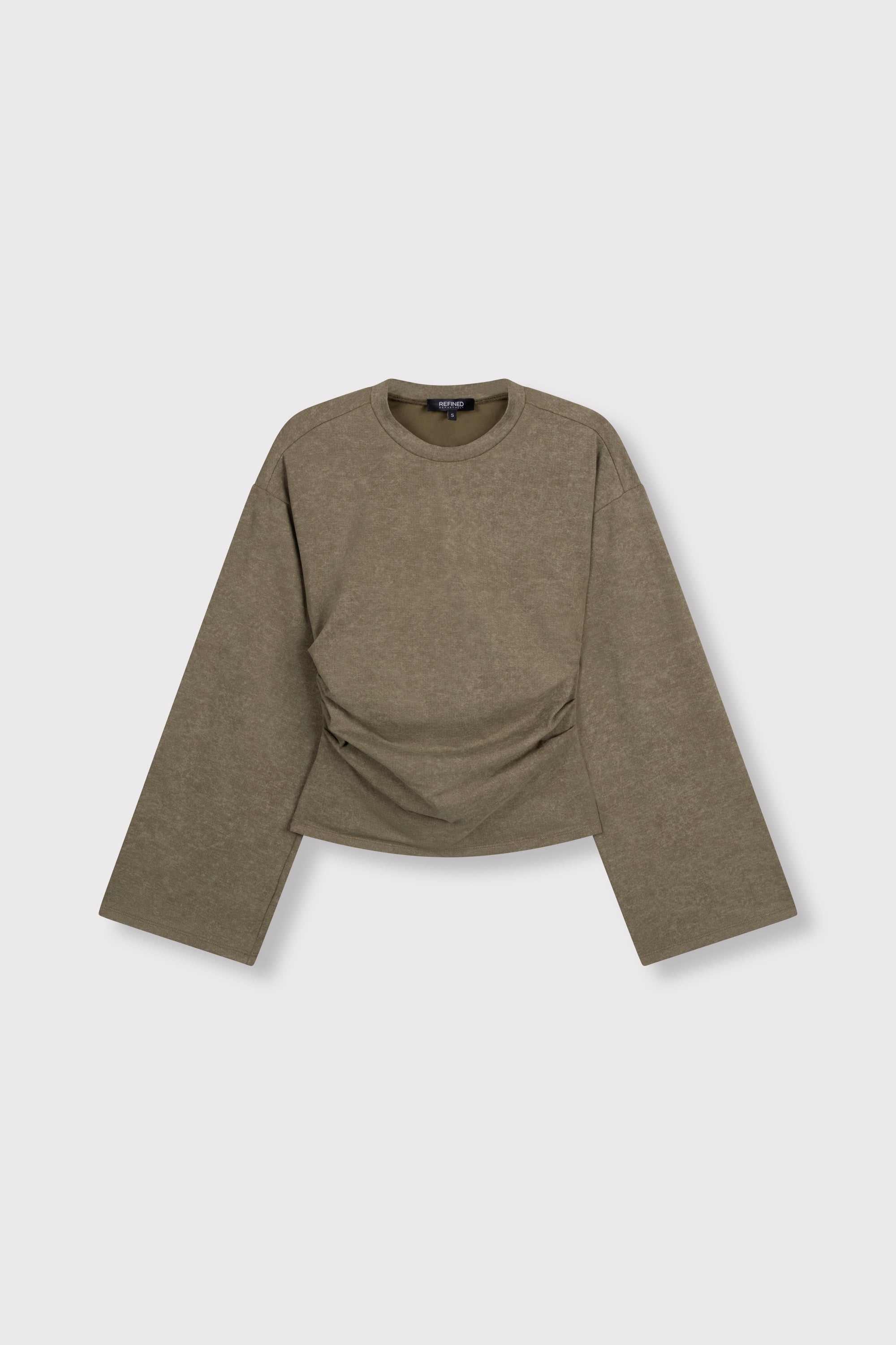 ladies knitted longsleeve CRUZ - army