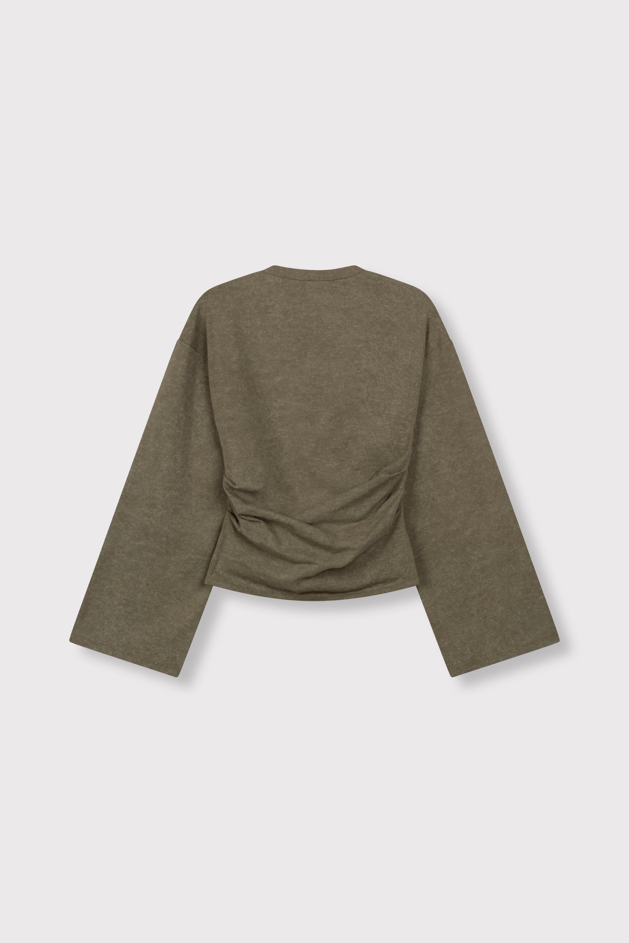 ladies knitted longsleeve CRUZ - army