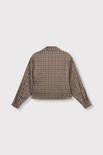 ladies woven blouse small check SYD - check