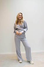 Slfjolie hw pant - sleet
