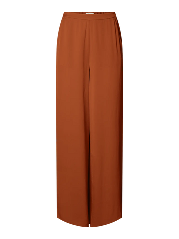 Slflaura hw slit pant - potters clay