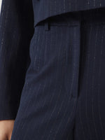 Yasmidnight wide mw pant - navy blazer