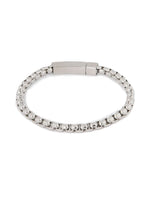 Round chain bracelet silver
