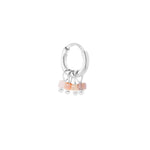 Single Sand Dune Hoop Silver