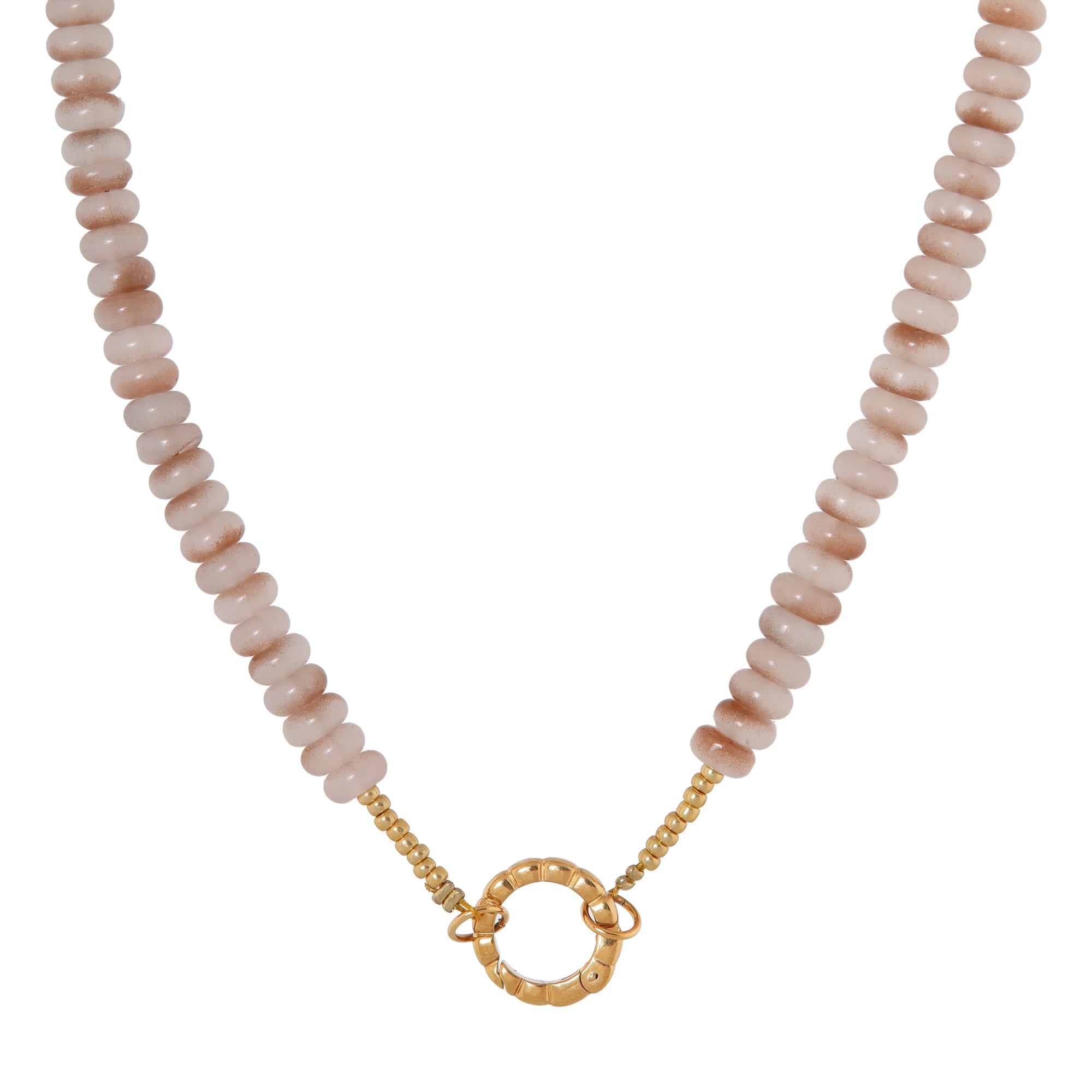 Satin twist necklace gold