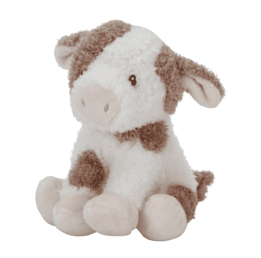 Knuffel koe Little farm 25cm