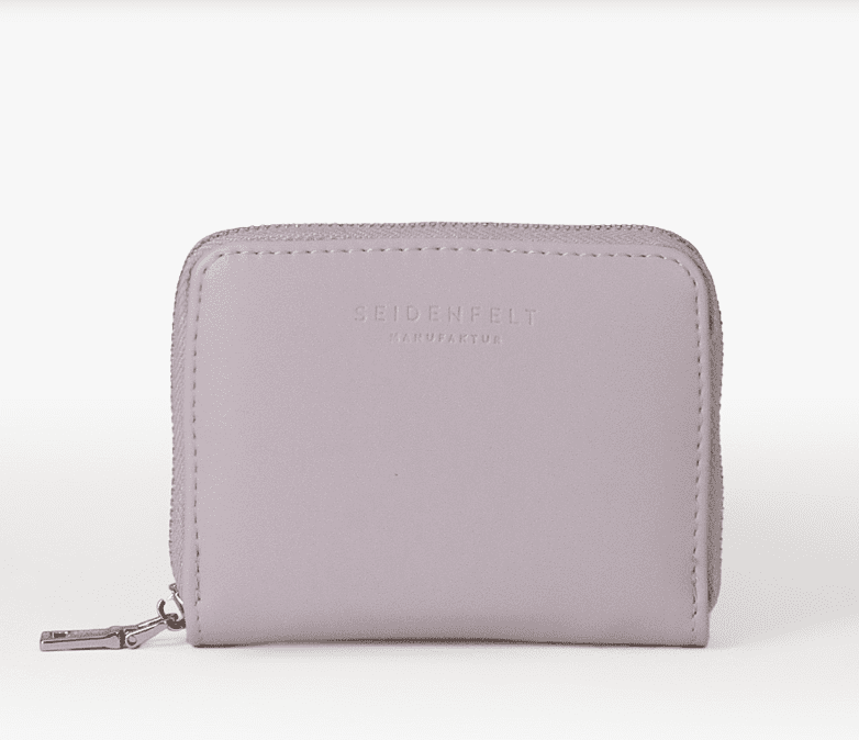 Ylva portemonnee - dusty lilac/silver
