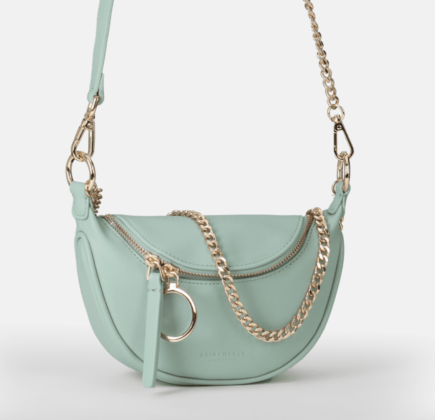 Skien ll bag - aqua mint/gold