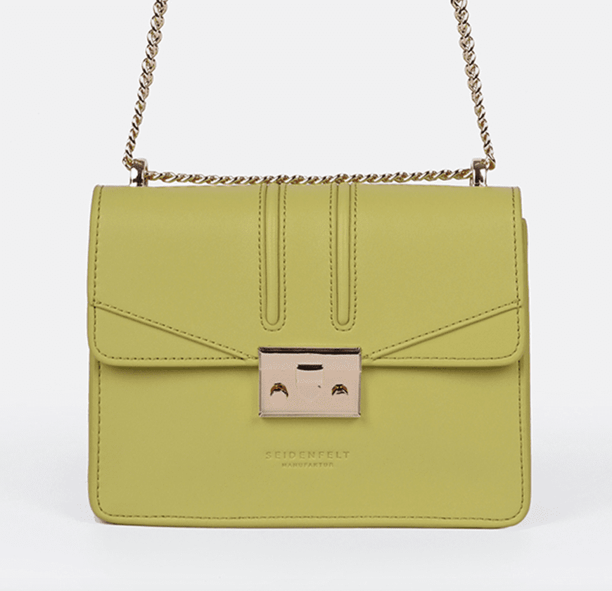 Roros bag - greyish lime/gold