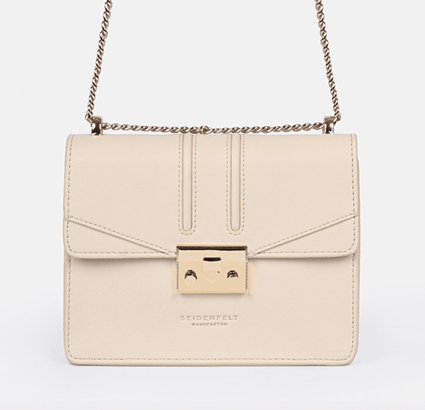 Roros bag - tofu beige/gold
