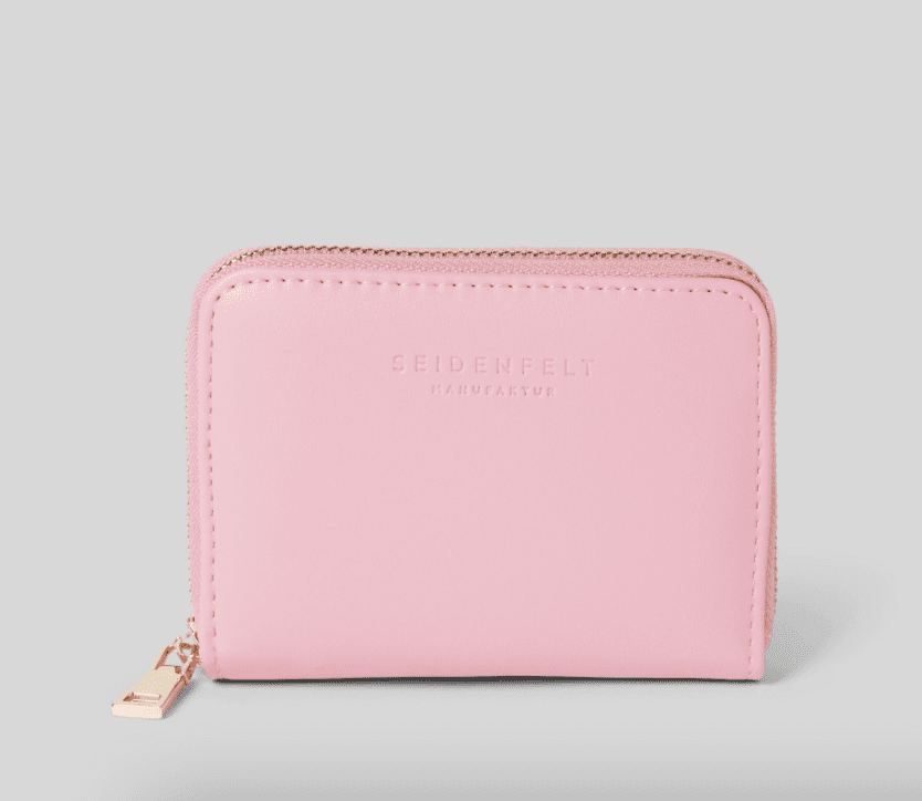 Ylva portemonnee - bubblegum/gold