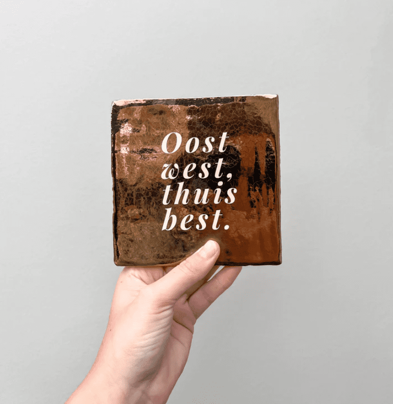 Tegel - oost west thuis best gold