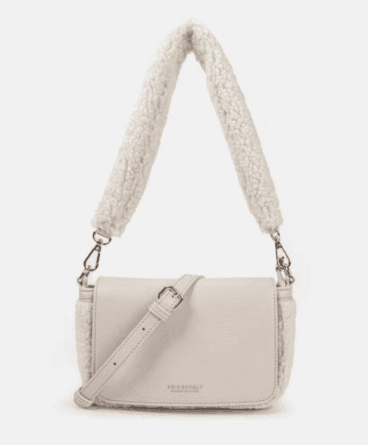 Lemvig shoulderbag - oat milk/gold