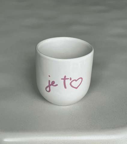 Sisi cup je t'aime white