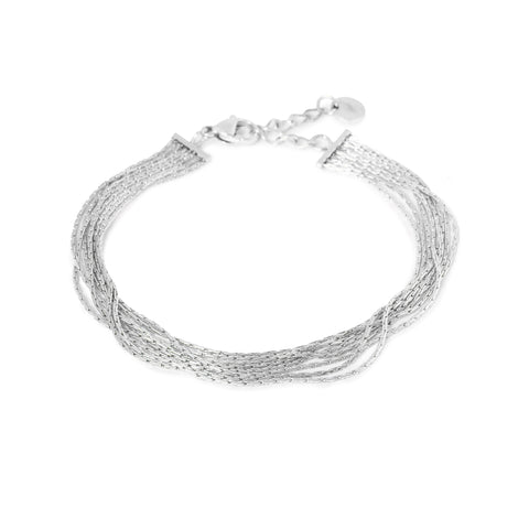 Sea of gold bracelet silver