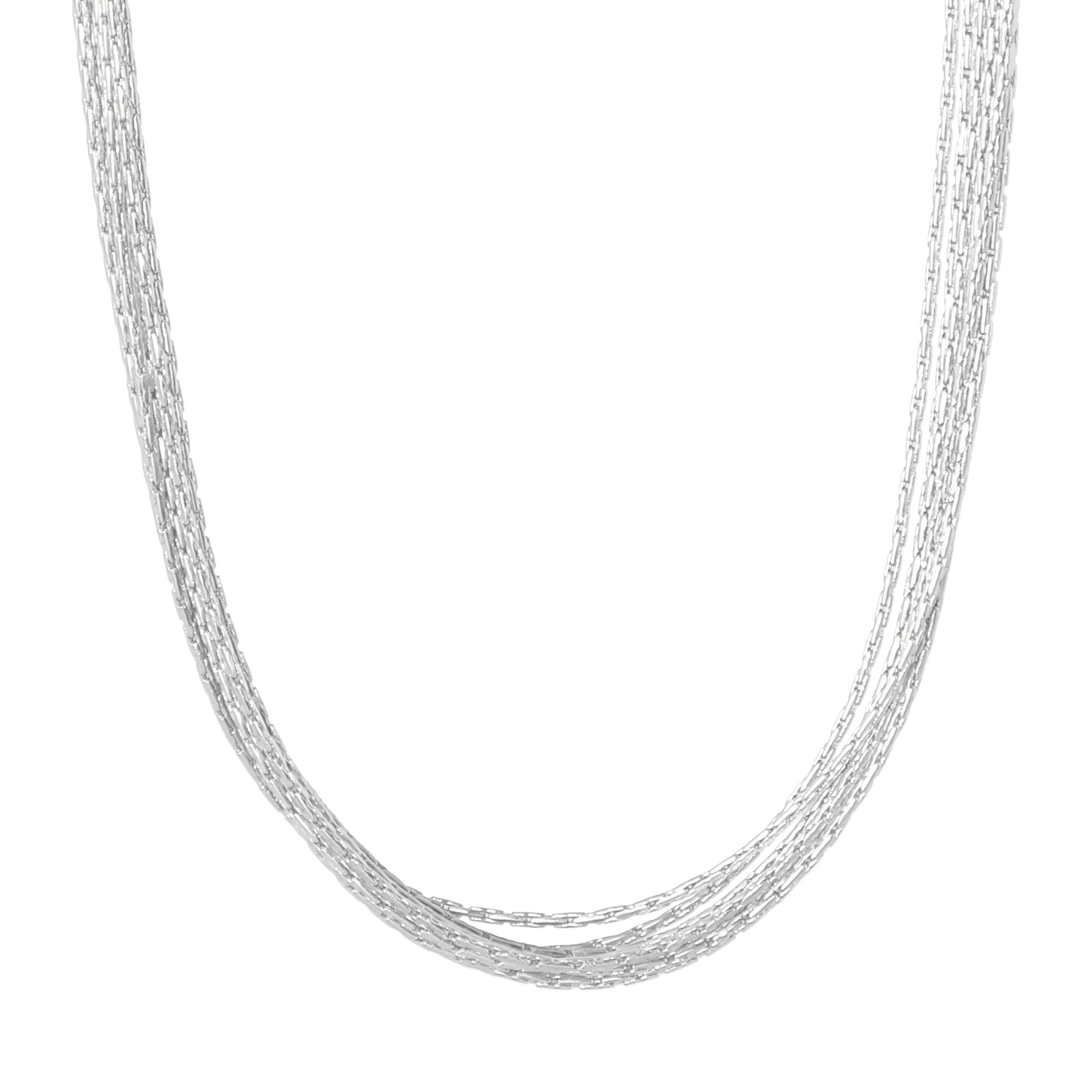 Sea of silver necklace silver