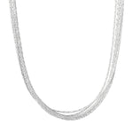 Sea of silver necklace silver