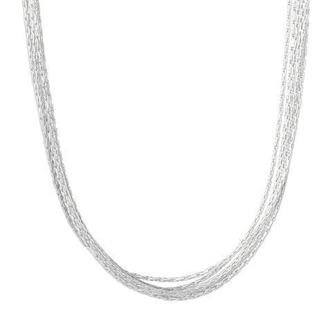 Sea of silver necklace silver