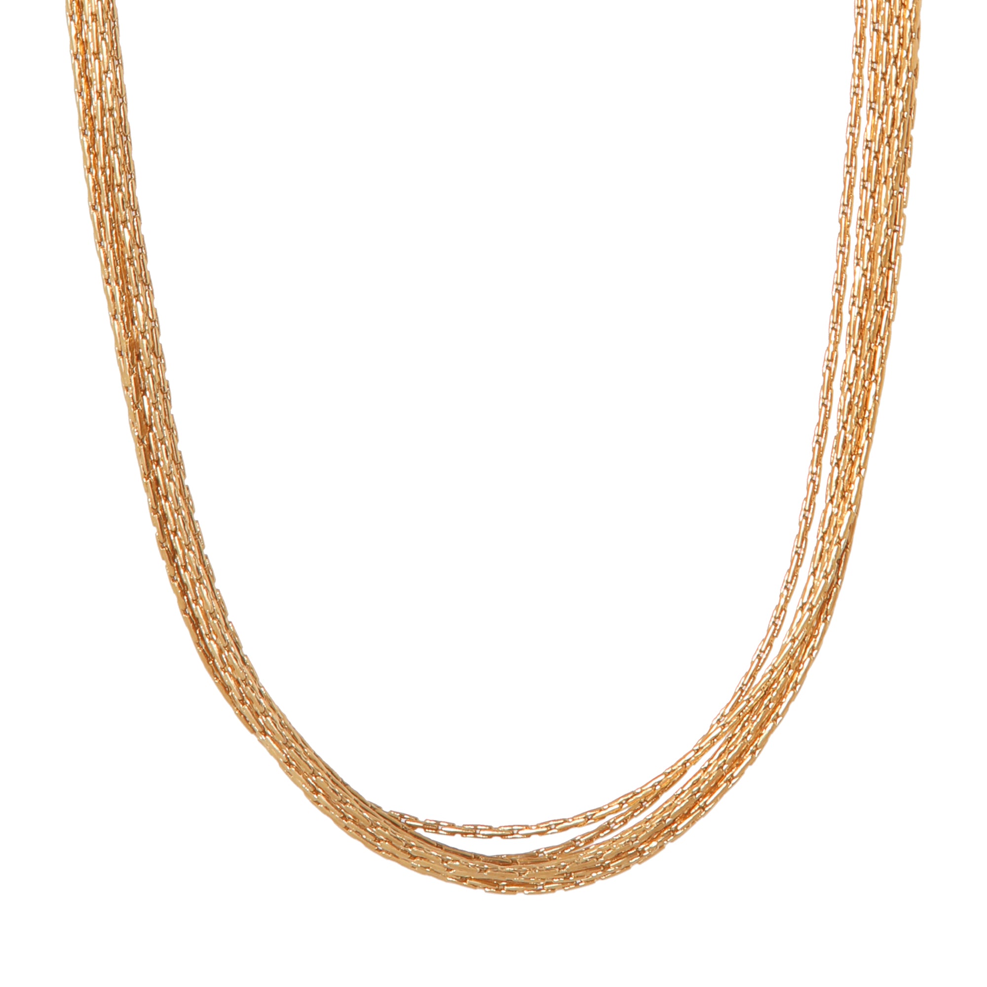 Sea of gold necklace gold