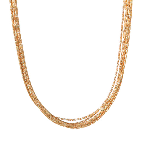 Sea of gold necklace gold