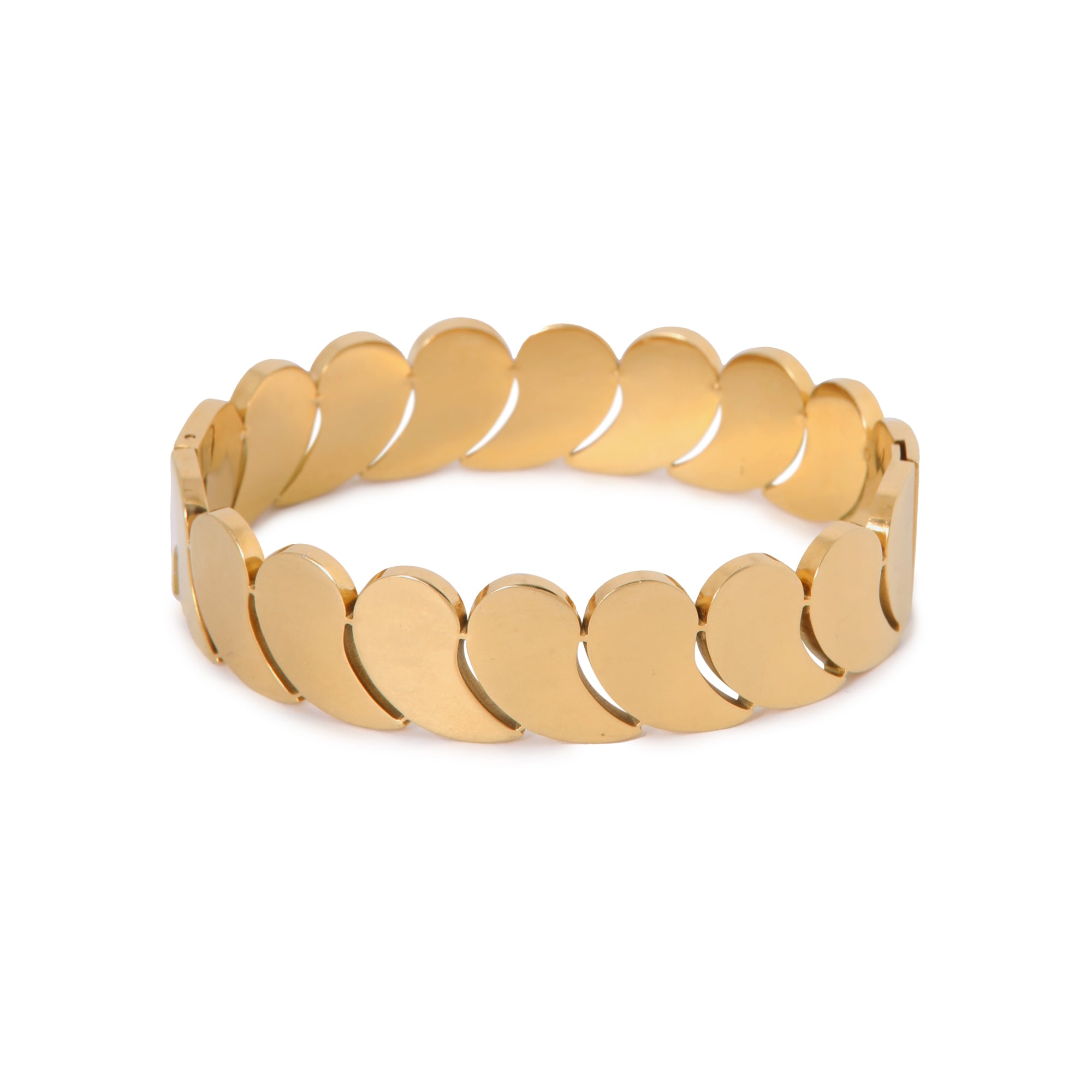 Sea whisper bangle gold