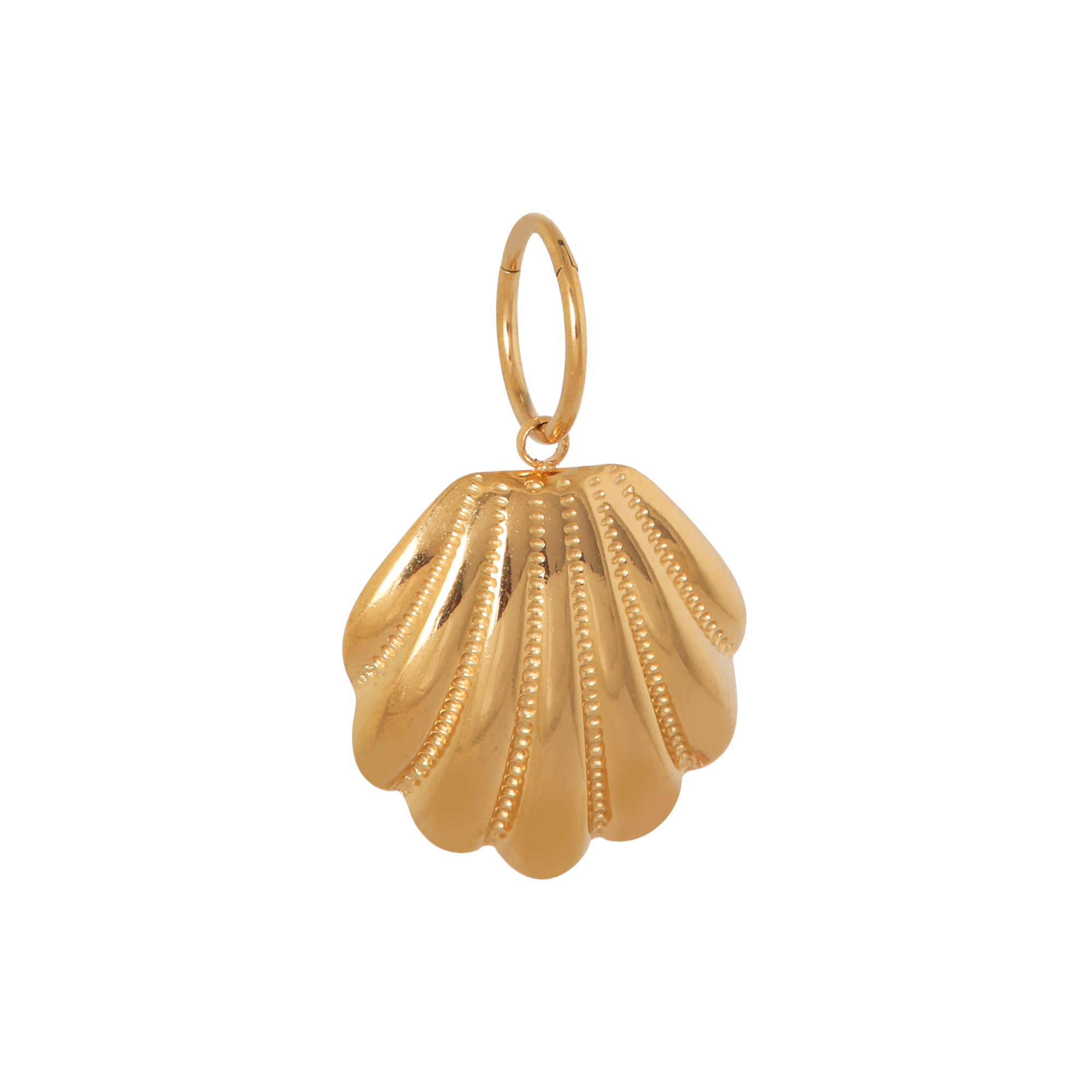 Shell charm gold
