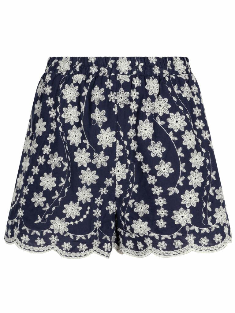 Short Quinn - Navy flower