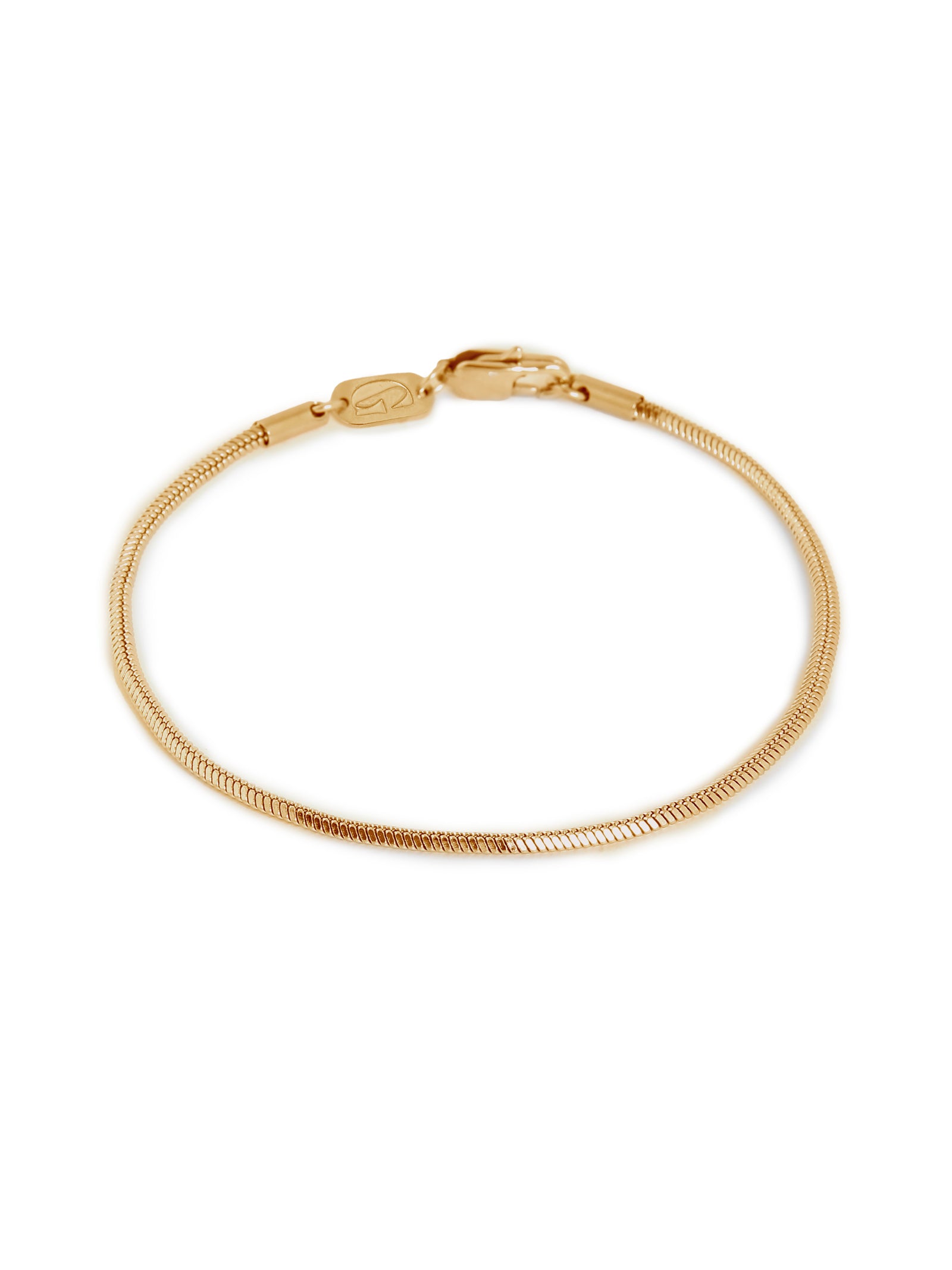 Small snake bracelet gold