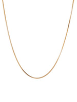 Small snake necklace gold