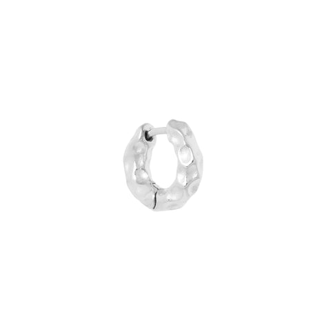 Solid gloss hoop silver