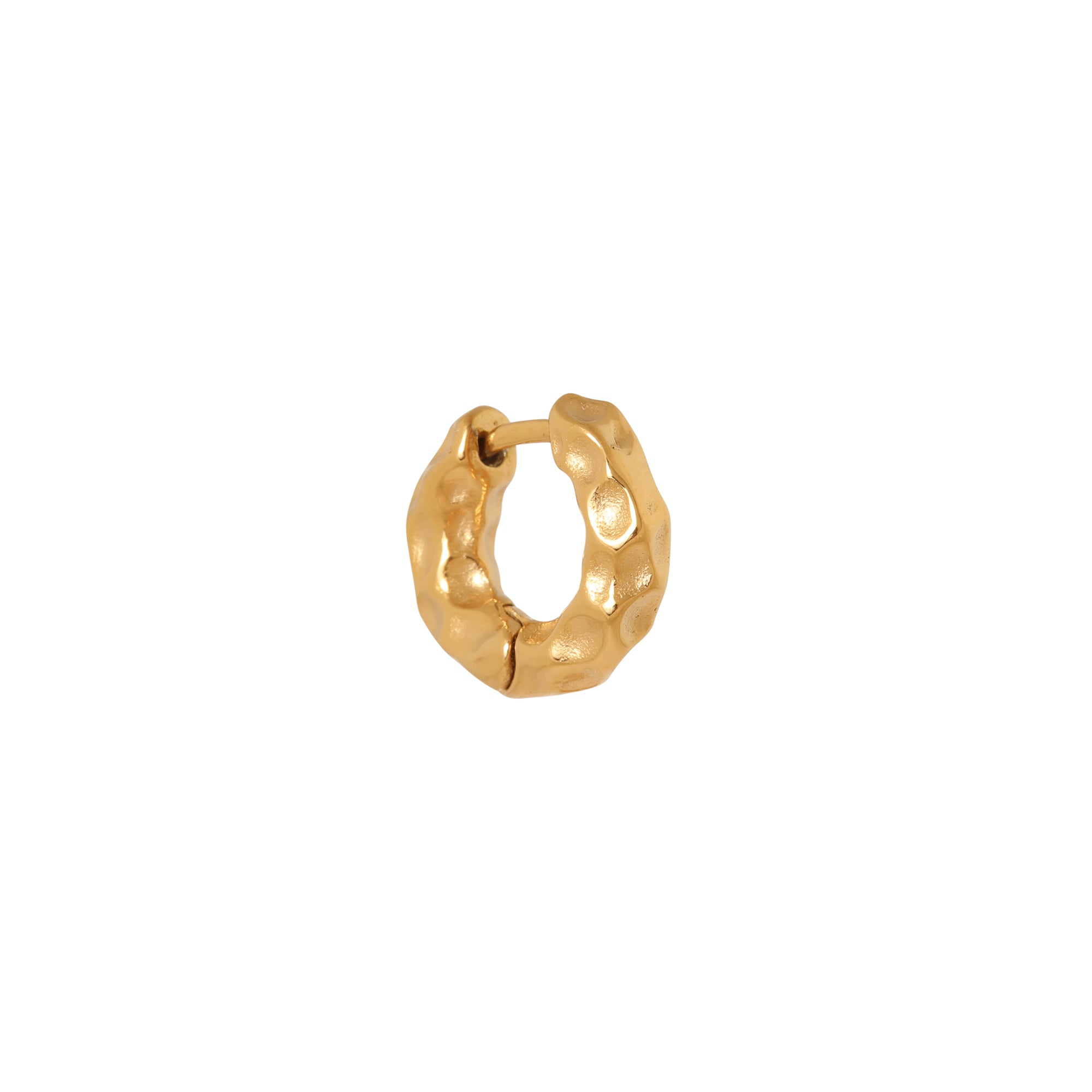 Solid gloss hoop gold