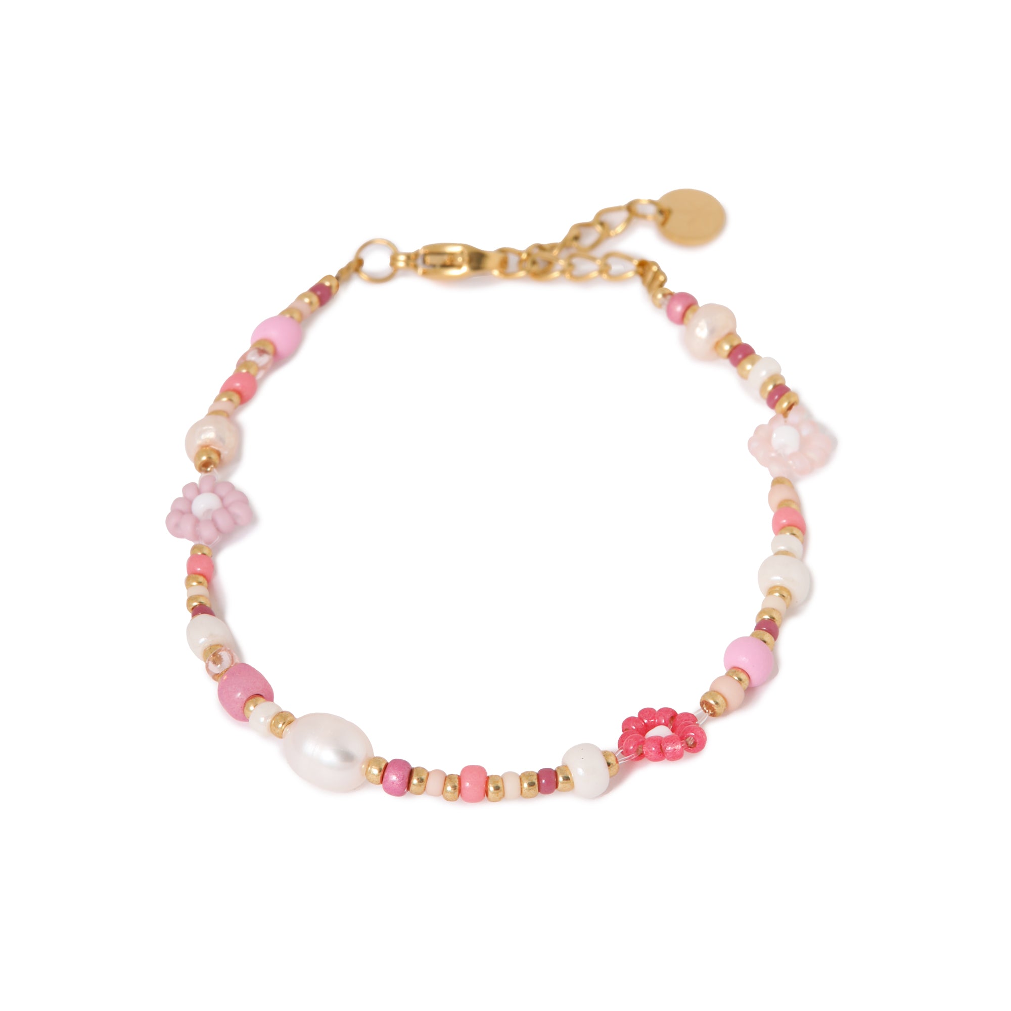 Summer flower bracelet gold