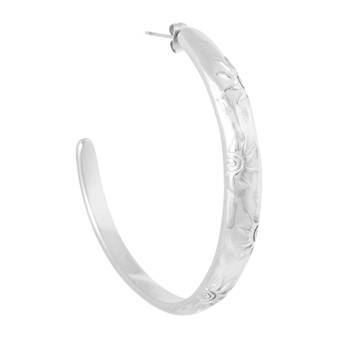 Sunlight hoop silver