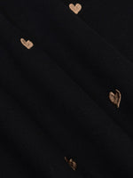 Sweater Hearts - Black/Gold